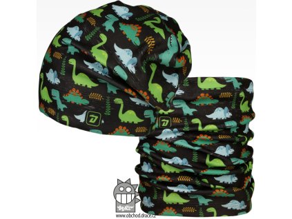 Fleecový komplet dinosaur (Velikost 48-50)