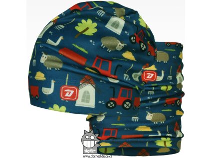 Fleecový komplet traktor (Velikost 48-50)