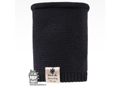 Pletený nákrčník colors tmavě modrá (Velikost uni)