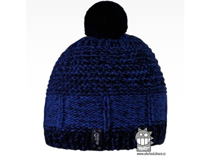 Pletená čepice melír modrá (Velikost 52-54)