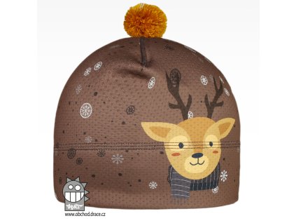 Zimní funkční čepice Fiocco jelen (Velikost XS (48 - 50))