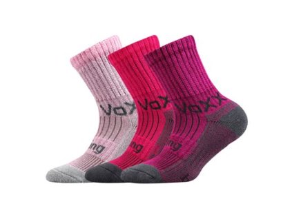Dívčí ponožky Bomberik (Velikost 20-24, Barva růžová)
