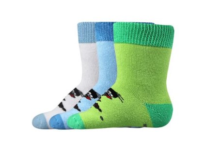 Chlapecké silné ponožky Krteček (Velikost 14-17, Barva bílá)