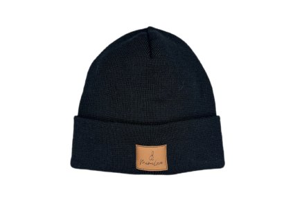 Čepice merino černá (Velikost 3-7)