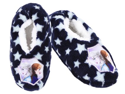 Bačkory frozen (Velikost 23-26, Barva fialová)