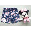 Dětské kraťásky s květy - tmavě modré