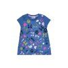 Dívčí tunika s kočičkami - Modrá/Růžová