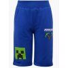 Dětské bermudy Minecraft - modrá / šedá