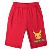 Bermudy Pokémon s Pikachu - červené/šedé