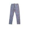 Dívčí legíny jeans s květy - pro dívky