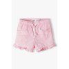 Dívčí kraťasy s elastickým pasem - Světle růžové