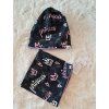 Set čepice a nákrčníku – Princess pro holčičky