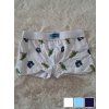 Boxerky Papoušek - modré a bílé, vel.98