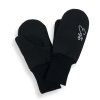 Softshellové rukavice black (Velikost 1-2)