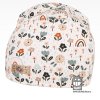 Bavlněná čepice kytičky (Velikost 44-46)