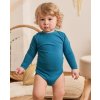 97d3182ebaebaa600e6c2c0a8a907420 detske body s dlouhym rukavem tmavy tyrkys