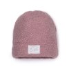 Zimní čepice teddy fleece růžová (Velikost 34)
