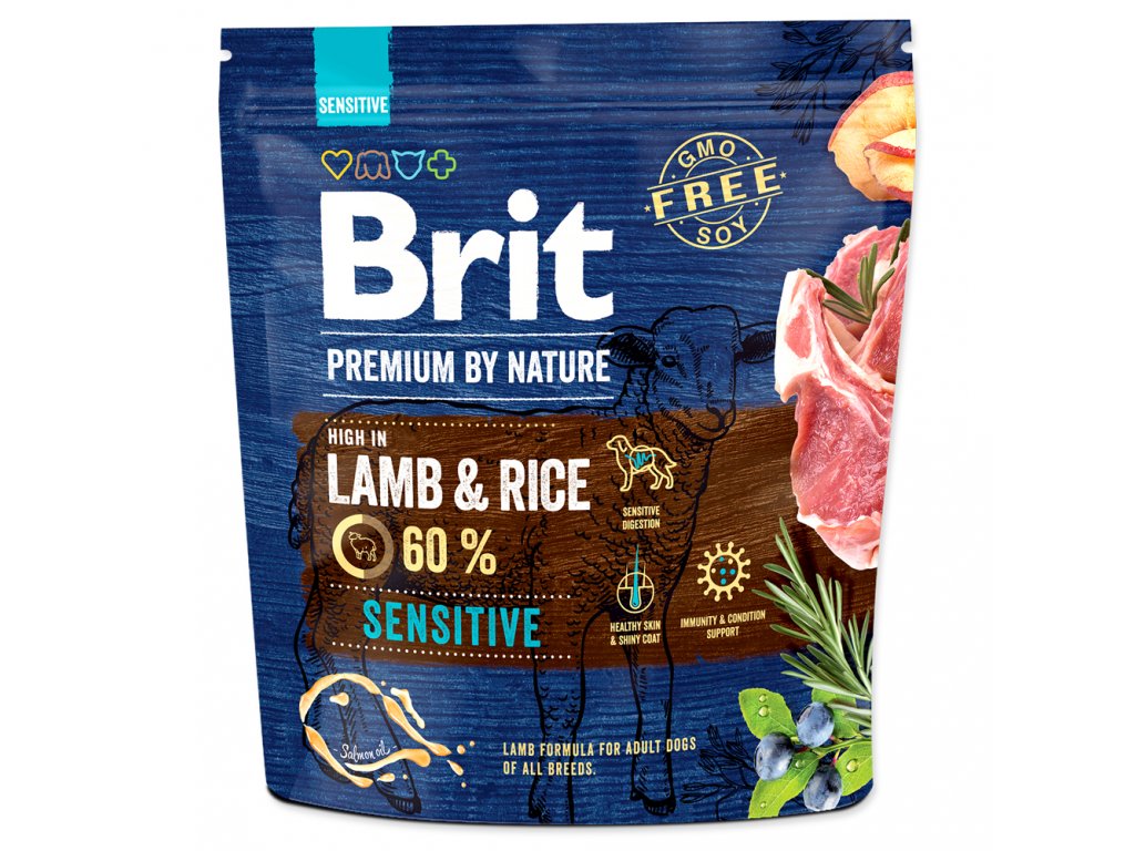 3788 1 brit premium by nature sensitive lamb 1 kg