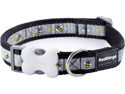 Obojek RED DINGO - Bumble Bee Black (Velikost 25 mm)