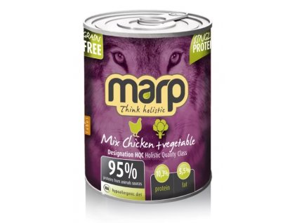 MARP mix konzerva pro psy kuře + zelenina 400 g