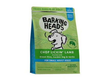 BARKING HEADS Chop Lickin’ Lamb (Small Breed) 4 kg