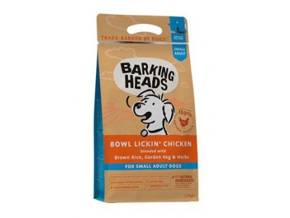 BARKING HEADS Bowl Lickin’ Chicken (Small Breed) 1,5 kg