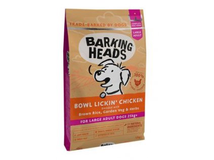 BARKING HEADS Bowl Lickin’ Chicken (Large Breed) 12 kg