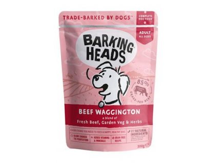 BARKING HEADS Beef Waggington kapsička 300 g