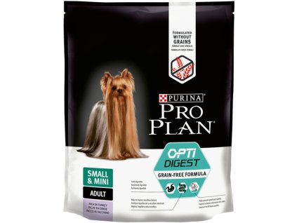 1274 1 pro plan small mini adult optidigest grain free kruti 700g