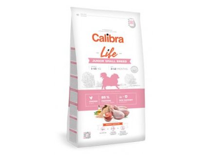 Calibra Dog Life Junior Small Breed Chicken 1,5 kg