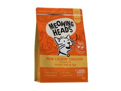 MEOWING HEADS Paw Lickin’ Chicken 450 g