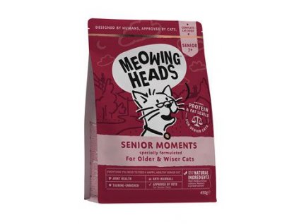 MEOWING HEADS Senior Moments 450 g