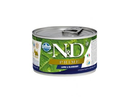 N&D DOG PRIME Adult Lamb & Blueberry Mini 140 g