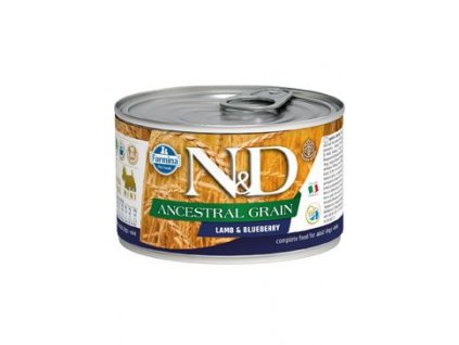 N&D DOG LOW GRAIN Adult Lamb & Blueberry Mini 140 g