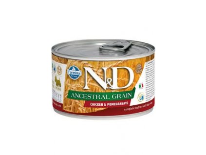 N&D DOG LOW GRAIN Adult Chicken &Pomegranate Mini 140 g