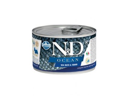 N&D DOG OCEAN Adult Codfish & Squid Mini 140 g