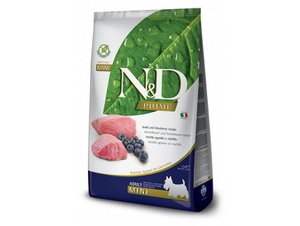 N&D PRIME DOG Adult Mini Lamb & Blueberry 7 kg