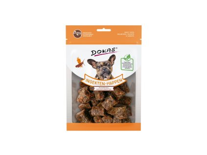 Dokas – Kostičky s hmyzem a mrkví 100 g