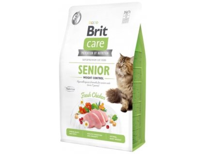 Brit Care Cat Grain Free Senior Weight Control 2 kg1
