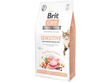 Brit Care Cat Grain Free Sensitive Healthy Digestion & Delicate Taste 7 kg1