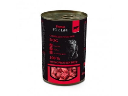 FITMIN For Life monoproteinová hovězí konzerva 400 g