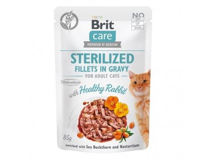 Brit Care Cat Fillets Gravy Sterilized Healthy Rabbit 85 g2