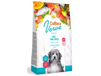 Calibra Dog Verve Grain Free Adult Small Salmon & Herring 6 kg