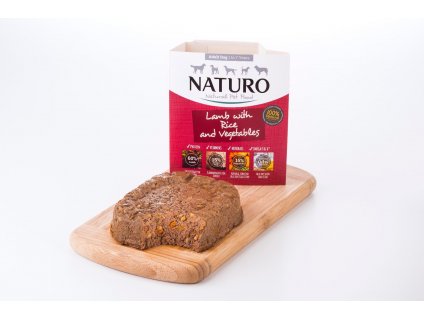 Naturo Dog Adult Lamb & Rice with Vegetables 150 g1
