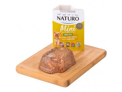 Naturo Dog Mini Chicken GF 150 g1