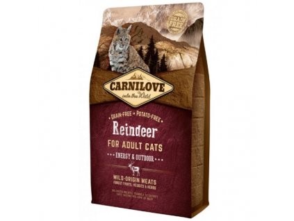 Carnilove Cat Reindeer for Adult Energy & Outdoor 2 kg