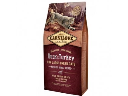 Carnilove Cat Large Breed Duck&Turkey 6 kg