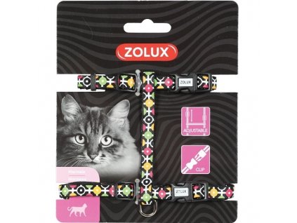 Postroj kočka ARROW nylon černý Zolux