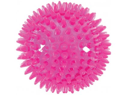 Hračka pes BALL SPIKE TPR POP 8cm s ostny růžový Zolux1