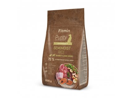 Fitmin Dog Purity Rice Semimoist Rabbit & Lamb 0,8 kg